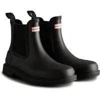 Hunter Bottes en caoutchouc 'Commando' noir