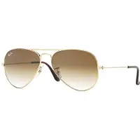 Ray-Ban - Lunettes de soleil lifestylepolarisantes - Aviator Gradient Arista Gold Light Brown - Or