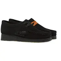 Clarks Shoes Originals Chaussure basse 'Wallabee' noir