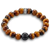 Thomas Sabo Bracelet 'Armband Tigerauge Braun' marron