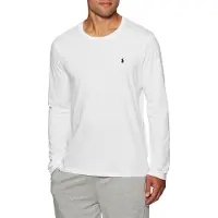 Ralph Lauren Pyjama long noir / blanc