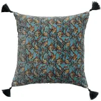 Vivaraise Housses de coussins ANAE - Noir - 45x45 cm