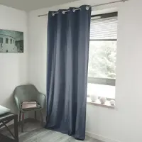 DecoByZorlu Rideaux, stores MONZA - Bleu - 140x260 cm