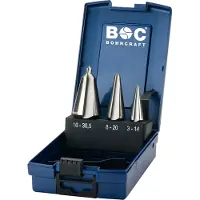 Bohrcraft Jeu de forets à peler la tôle HSS taille 1-3 forets ø 3.0-30,5 mm 4 pièces (3 - 30,5 mm)