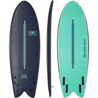 Ocean & Earth Ezi Flying Fish Quad Soft 5´8´´ Surfboard Bleu 172.7 cm