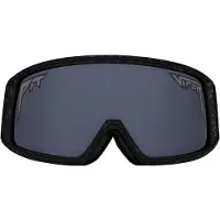 Pit Viper The Blacking Out Ski Goggles Noir Silver Mirror/CAT2+Light Smoke Low Light/CAT0