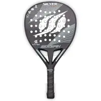 SideSpin Ss Silver Pro 3k Padel Racket Argenté