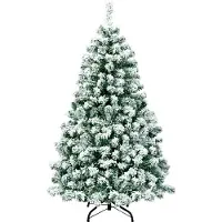 Coast 135 cm sapin de Noël enneigé avec pied en métal