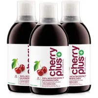 Cellavent Healthcare CHERRYPlus L'original CONZ Acidulé de Montmorency, 3X500 ml CONZ