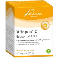 Pascoe pharmazeutische Präparate GmbH Vitapas C liposomal 1.000 gélules protège les cellules contre le stress oxydatif, 90 gélules