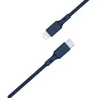 BigBen Interactive Câble Eco-conçu USB C / Lightning 3A 2m PD 60W Bleu