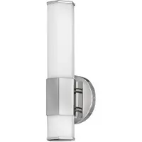 HINKLEY Facet LED Applique murale chrome poli opale gravé IP44 (1080 lm)