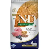 N&D Ancestral Grain Dog N&D Low Grain lamb & blueberry adult mini dog 7 kg