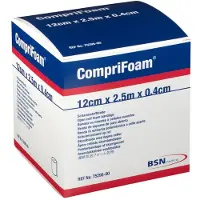 Bsn Medical CompriFoam Bande en mousse 12 cm x 2,5 m x 0,4 cm 1 pc(s) Bandage(S)
