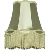QAZQA Abat-jour en tissu vert 30 cm - Granny