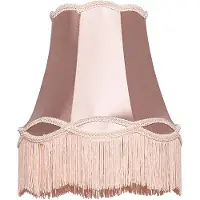 QAZQA Abat-jour en tissu rose 30 cm - Granny