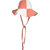 ABOUT YOU REBIRTH STUDIOS Chapeaux 'Wet' orange / blanc