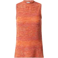 ABOUT YOU x Sofia Tsakiridou Tops en tricot 'Mayra' violet foncé / orange / corail / blanc
