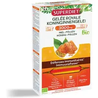 SuperDiet Gélée Royale 3000mg Bio 20x15 ml Ampoule(S)