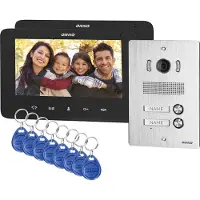 ORNO Interphone vidéo pour 2 familles 7" LCD INDI MULTI P 2355
