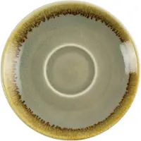 Olympia Soucoupes à expresso Kiln | Vert mousse | 11,5 cm | 6 pièces