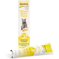 GimCat Pâte à la biotine goût fromage pour chat - 2 x 200 g