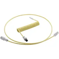 Cablemod Pro Coiled Keyboard Cable USB-C vers USB type A Lemon Ice