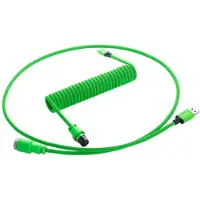 Cablemod PRO Coiled Keyboard Cable USB-C vers USB type A, Câble spiralé pour claviers de jeu, Viper Green