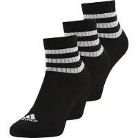 Adidas Chaussettes '3-Stripes Cushioned Sportswear Low-Cut 3 Pairs' noir / blanc