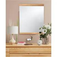 Woodfurniture Miroir rectangulaire Dream, chêne massif