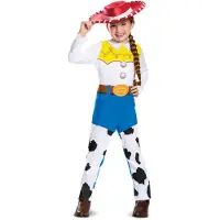 Disguise Déguisement Disney Jessie Toy Story Pour Fille, Déguisement De Cow-Girl, Carnaval Et Halloween, 3-4 Ans