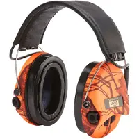 Sordin Cache-oreilles Supreme Pro-X LED, Hear2, Leather band, GEL, Orange Camo