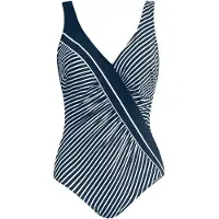 Sunmarin Maillot de bain bleu marine / blanc