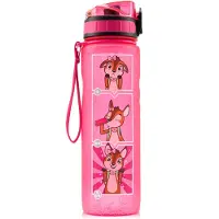 Monte Stivo Gourde pour enfants Lyseren 600 ml Graduation étanche Infuseur à fruits