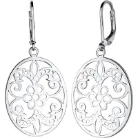 Elli Boucles d'oreilles 'Ornament' argent