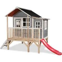 Exit Loft 350 Maison en Bois – Cabane Extérieure – Bois– Enfants – Gris
