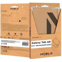 Mobilis Série R Galaxy Tab 10.5" SM-X200/205-Transp. (Samsung Galaxy Tab A8), Étui pour tablette, Transparent