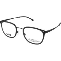 HUGO BOSS Lunettes de Vue BOSS 1427 53/22/150 Matte black grey Stainless steel MAN BOSS 1427