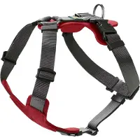 Hunter harnais Aalborg Mixed, couleur:rouge/gris, tailles:M-L