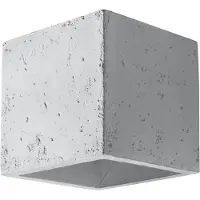 Sollux Applique QUAD en béton 1xG9 8W béton 10x12x10cm