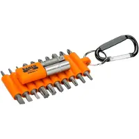 Bahco 59S/22-1 - Jeu d'embouts en caoutchouc 1/4'' pour vis à fente, vis Phillips, Pozidriv et TORX – 22 pièces