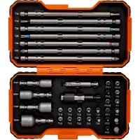 Bahco 59/S35BC - Coffret usage intensif 1/4" avec tourne-écrous et embouts pour TORX - 35 pcs