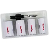 Makita D-33641 - Kit de scie à couronne 22 25 29 32 mm + adaptateur + foret