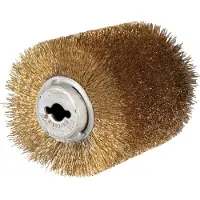 Makita brosse métallique pour meuleuse à brosse laiton - 100 x 120 mm - 0,3 mm