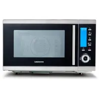 Medion MD 15501 Micro-ondes 4 en 1 avec gril (25 litres, 900 watts, 1100 watts gril, 2500 watts air chaud, 10 programmes automatiques) argenté