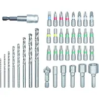 Drill Accessoires pour Perceuse Visseuse sans fil Bit-Bohrerbox 39tlg. L-Box