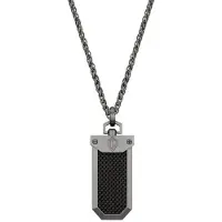 Police Pejgn2008512 Necklace Argenté Homme