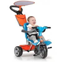 FEBER - Baby Plus Music, Tricycle pour garçons et filles de 9 mois à 3 ans (Famosa 800012100) FAMOSA