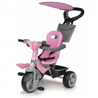 FEBER - Baby Plus Music Pink, Tricycle rose pour garçons et filles de 9 mois à 3 ans (Famosa 800012132) FAMOSA