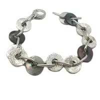 GUESS Bracelet Femme - - CWB80806 - Argent - Acier - 21 cm
